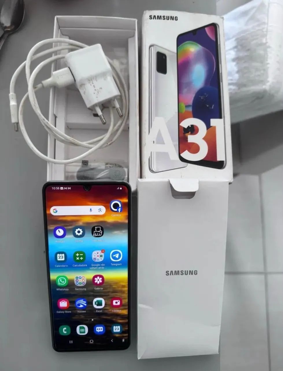 celular samsung galaxy a31 branco