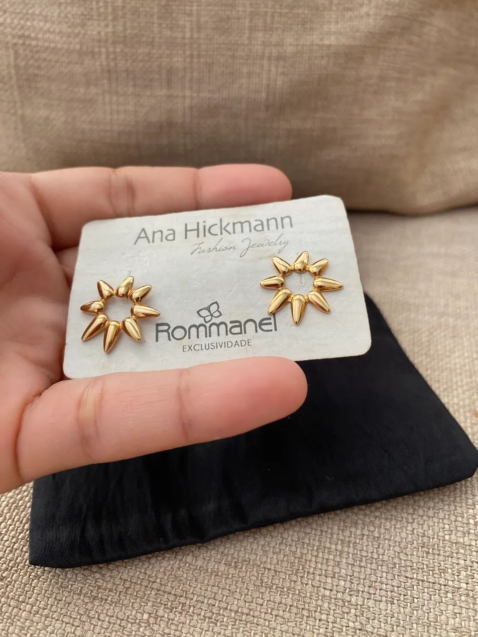 Brinco Rommanel Coleção Ana Hickmann - Foto 5
