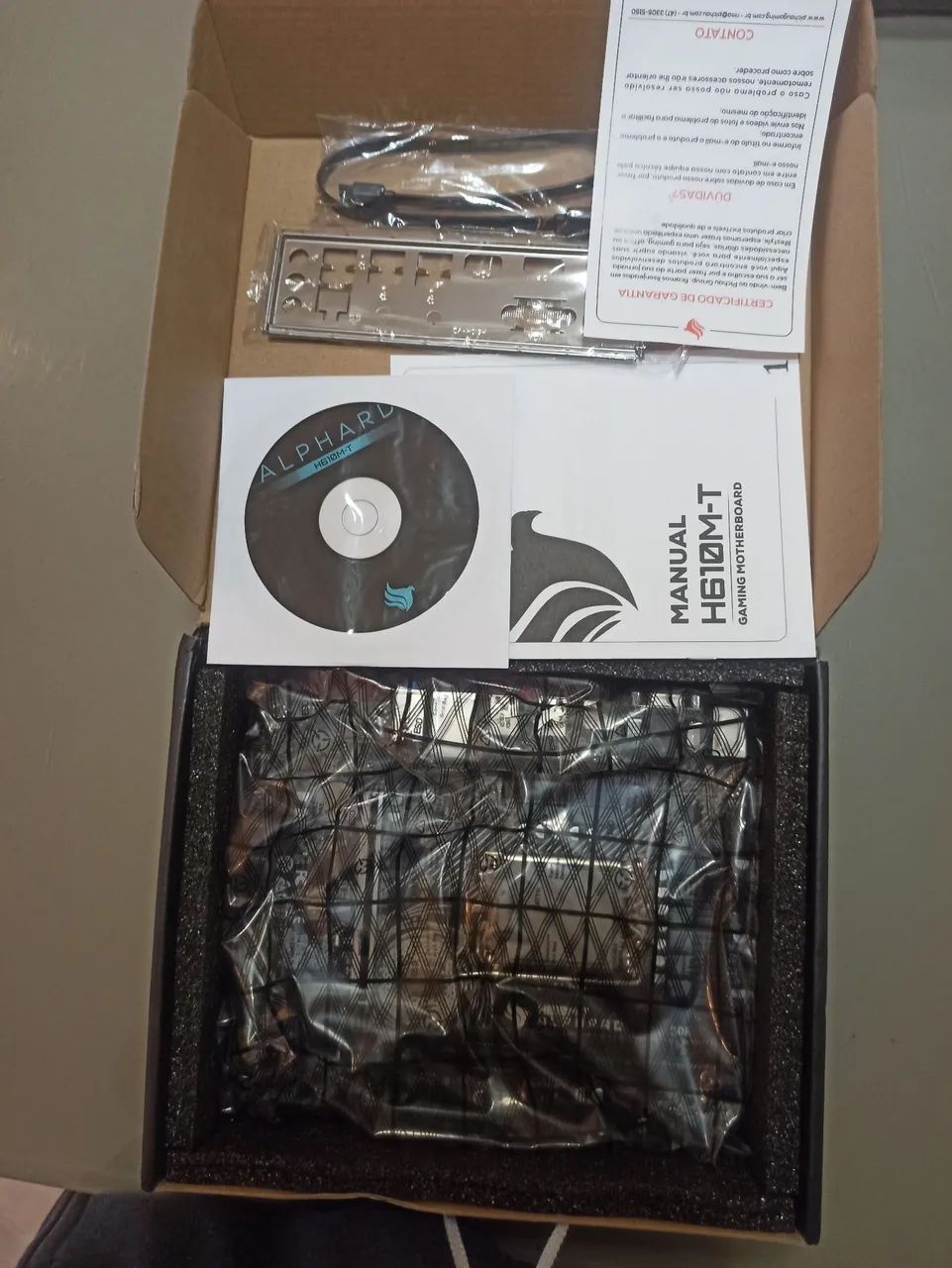PLACA-MÃE ALPHARD H610M-T - NOVA (SEM USO) - Foto 2