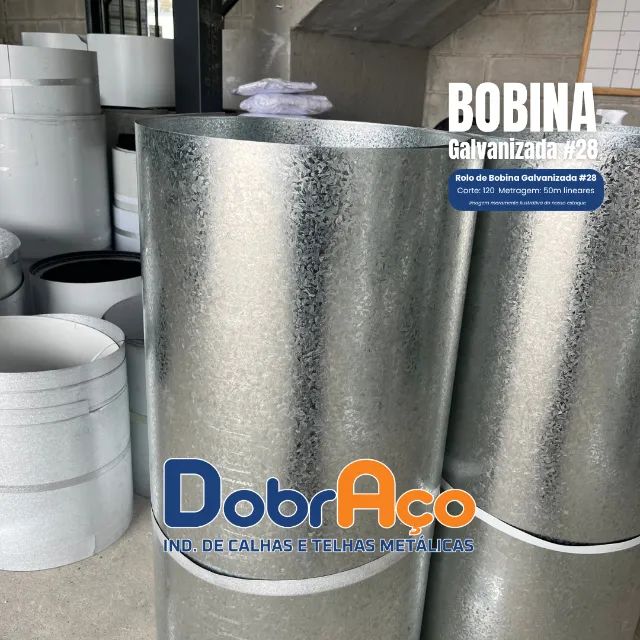 Bobina - Chapa Galvanizada - c/120 por 30m Lineares - Foto 3