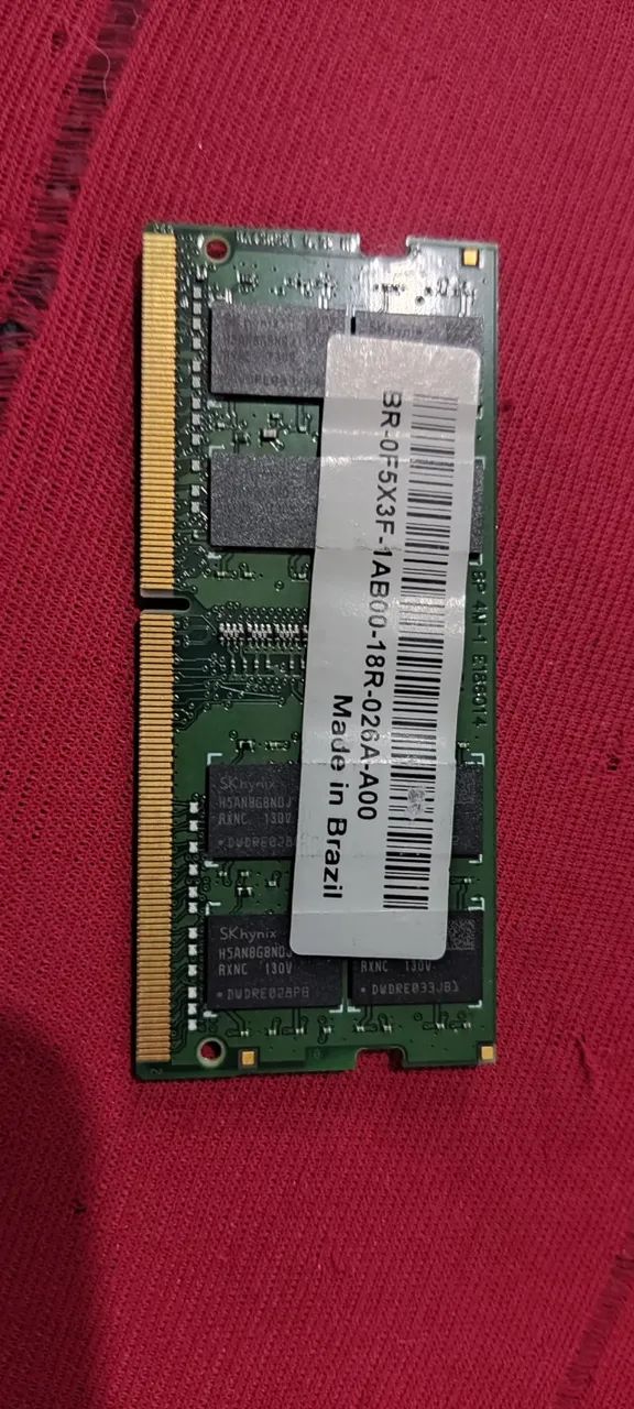 Memória ram 16gb ddr4 Notebook 