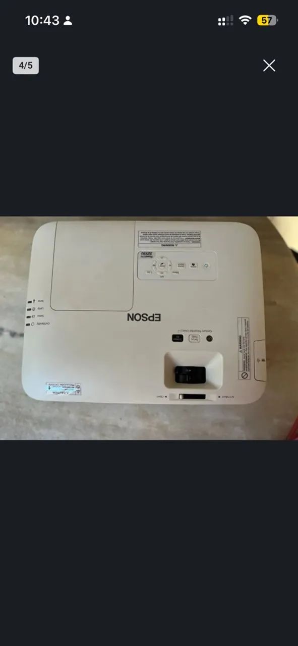 Epson Power Lite 2255U - Foto 3