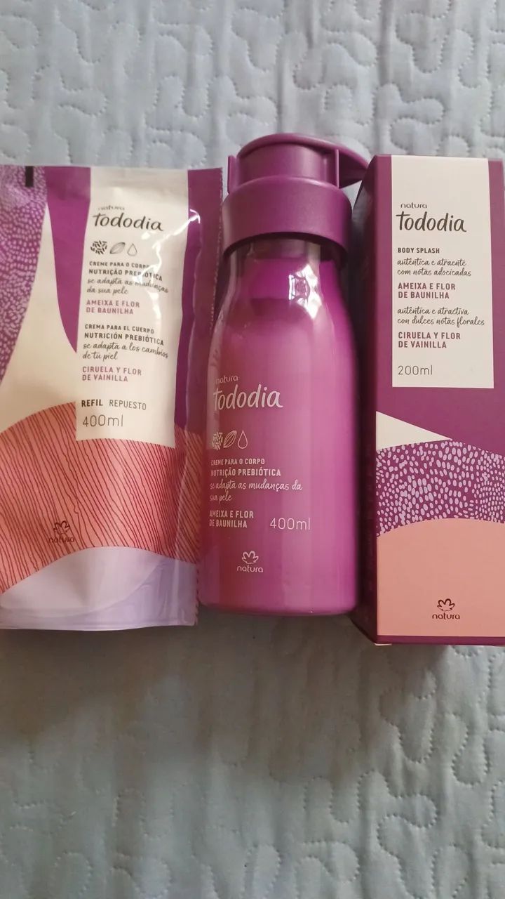 Kit Natura Tododia Ameixa e Flor de Baunilha - Foto 4