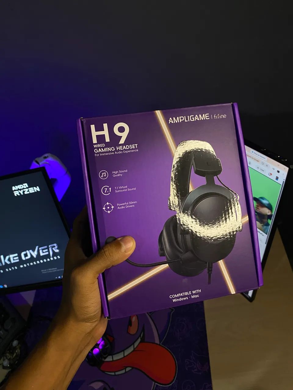 Headset H9 fifine  - Foto 3