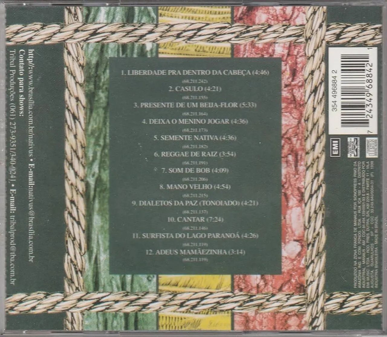 Nativus Natiruts - Cd Nativus - 1997 - Foto 2