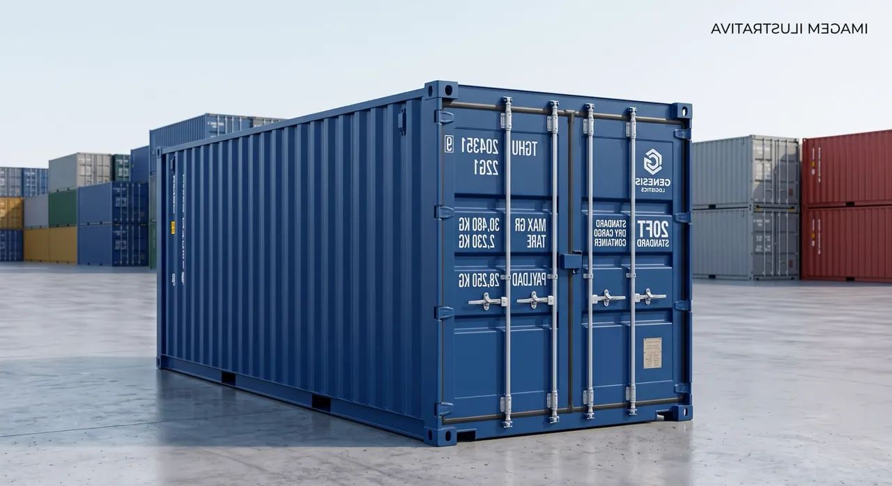 Container DRY 20 pés - 6 metros 