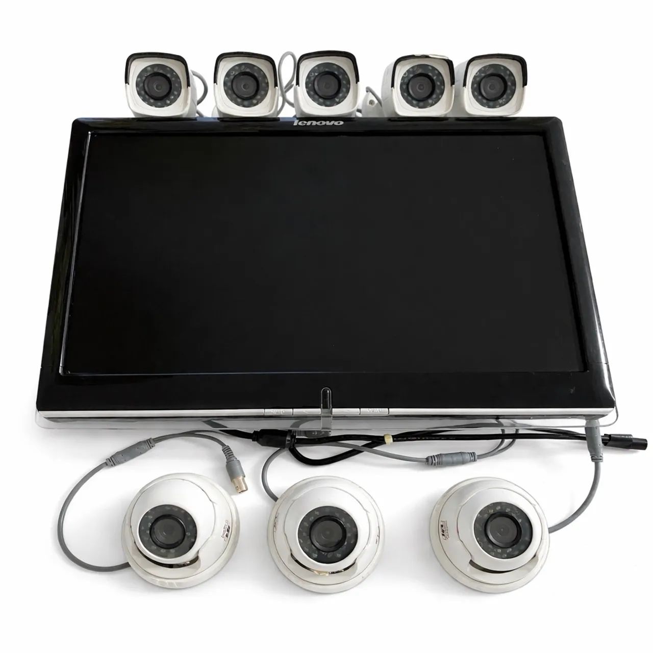 Kit completo de segurança Intelbras + Monitor Lenovo