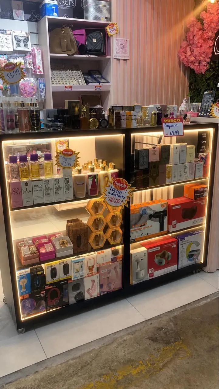 Balcão expositor loja vitrine excelente estado 