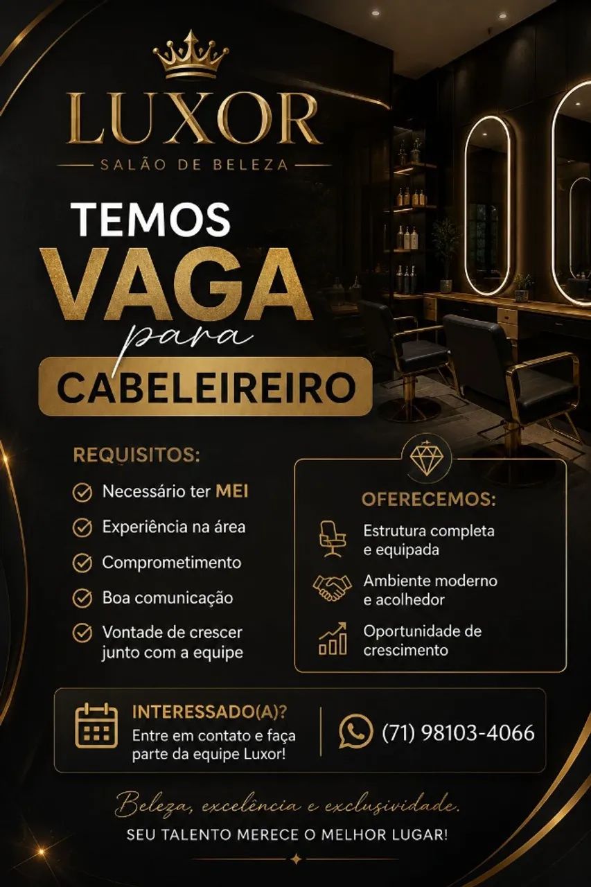 Vaga de Cabeleireiro (a)