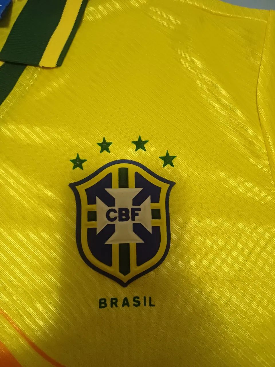 Camisa Umbro Seleção Brasileira Copa 1994 Oficial de Época - Foto 2