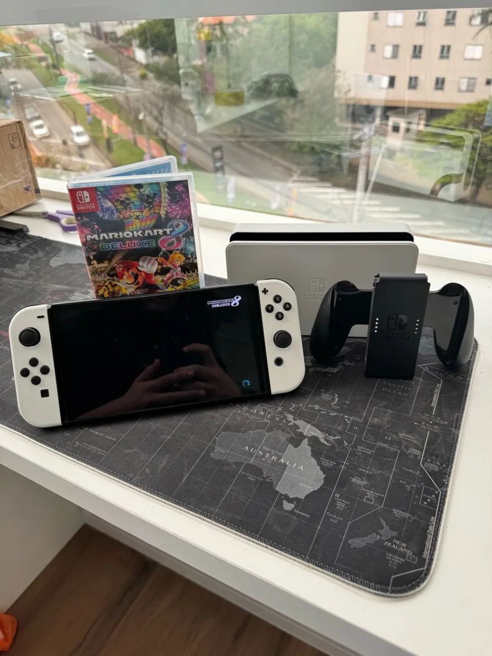 Nintendo Switch oled + jogo Mario Kart  - Foto 5