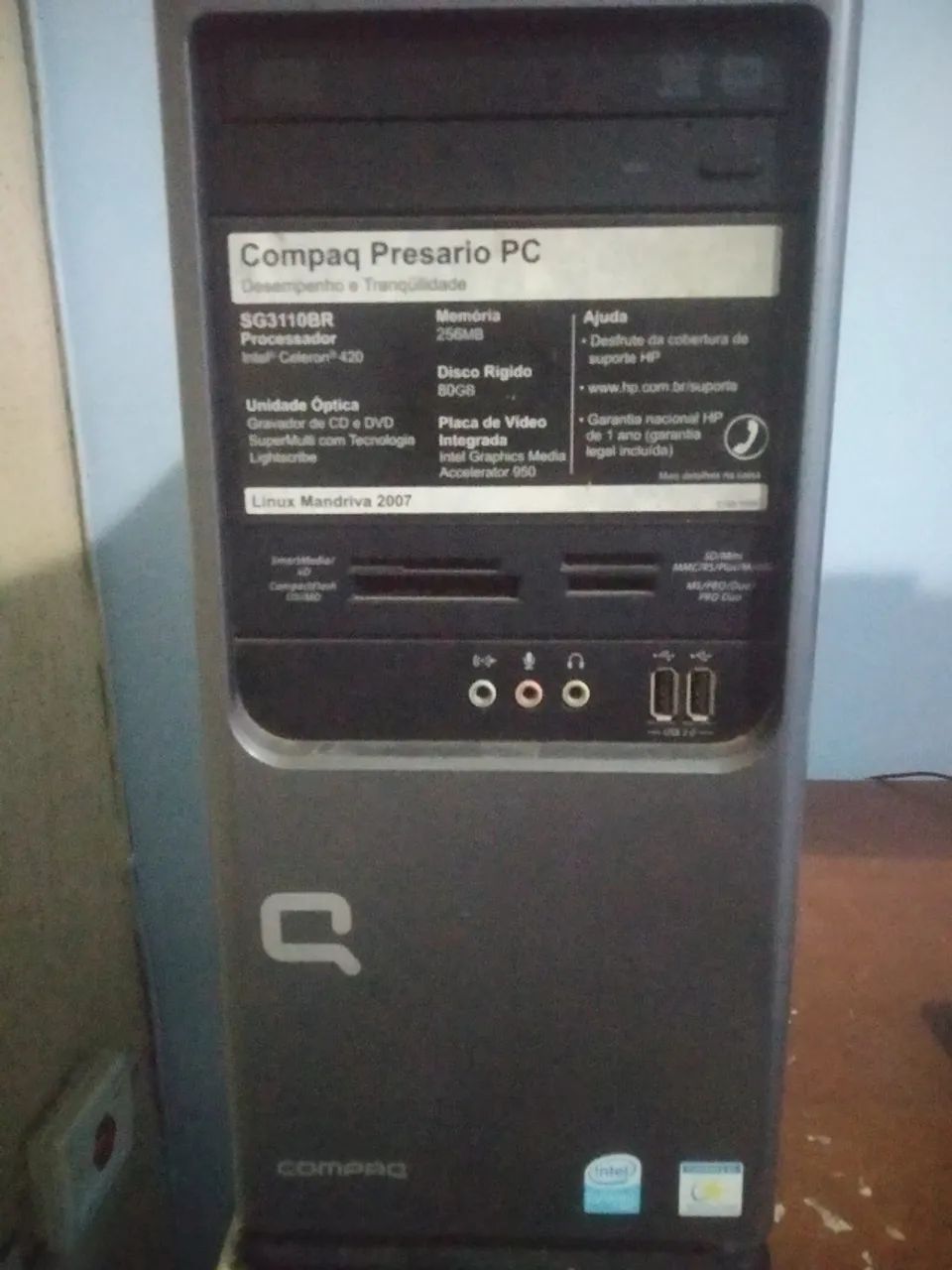 CPU Intel Core i3, 8gb ram, excelente, barato!