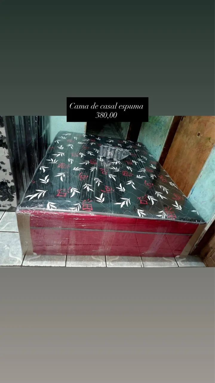 Imperdível!  CAMA DE CASAL ESPUMA 