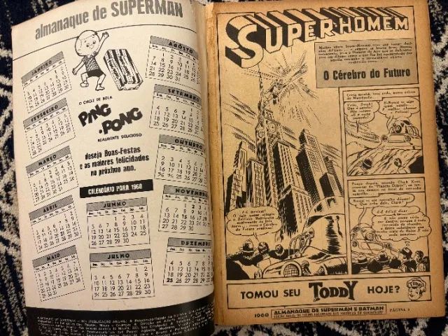 Almanaque de Superman e Batman 1960 REFILADO EBAL - Foto 3