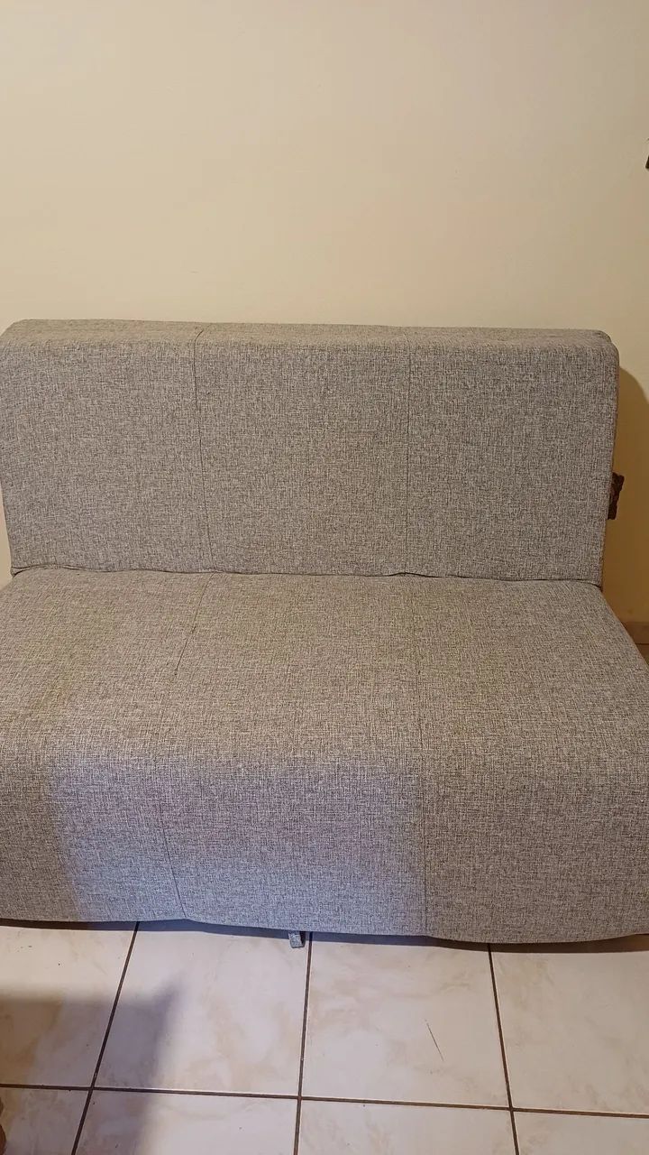 Sofá-cama tok stok 1,50m - seminovo - Foto 2