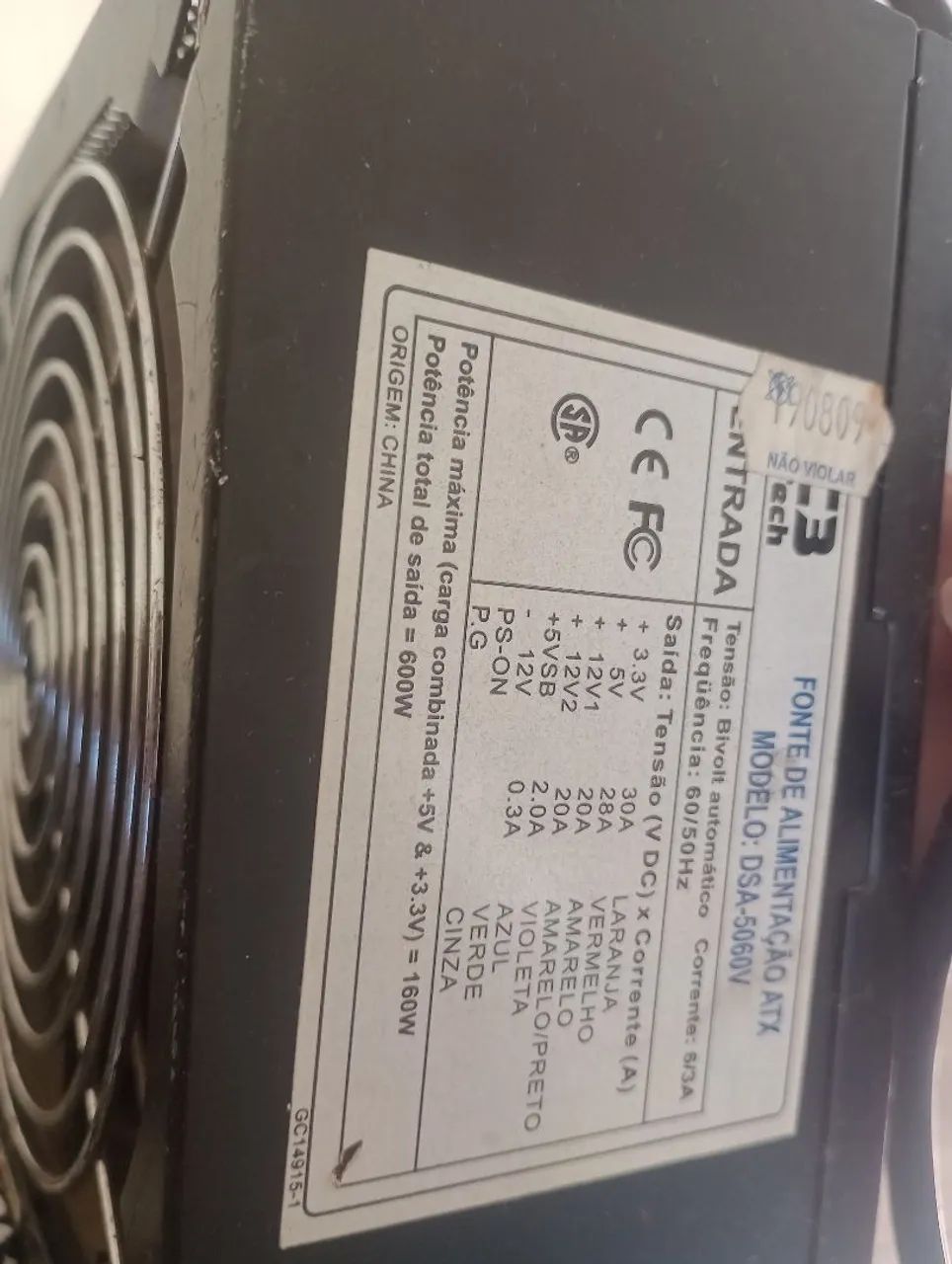 Fonte de alimentação  - Foto 3