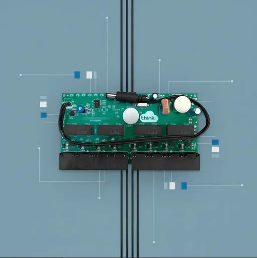 Switch Vlan Fast Poe Reverso - Dupla Alimentação com Saida P4 - Foto 3