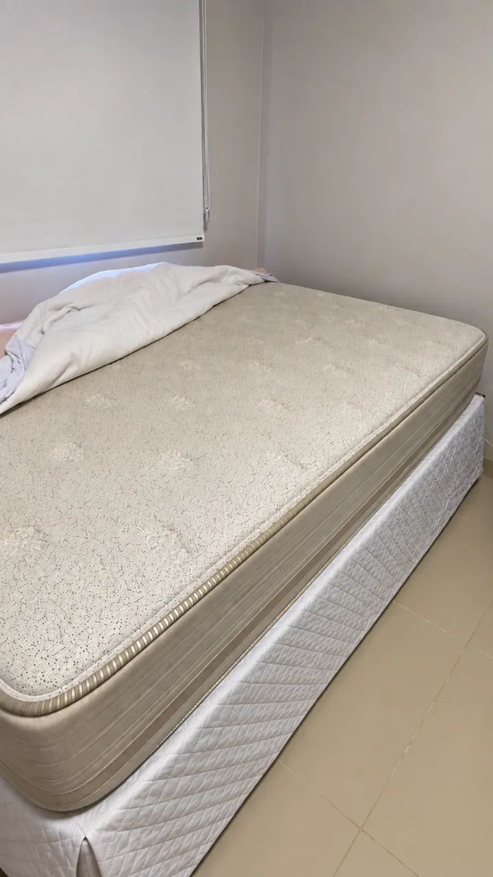 Cama Box Casal + Colchão de Molas Ensacadas - Combo Completo - Foto 3