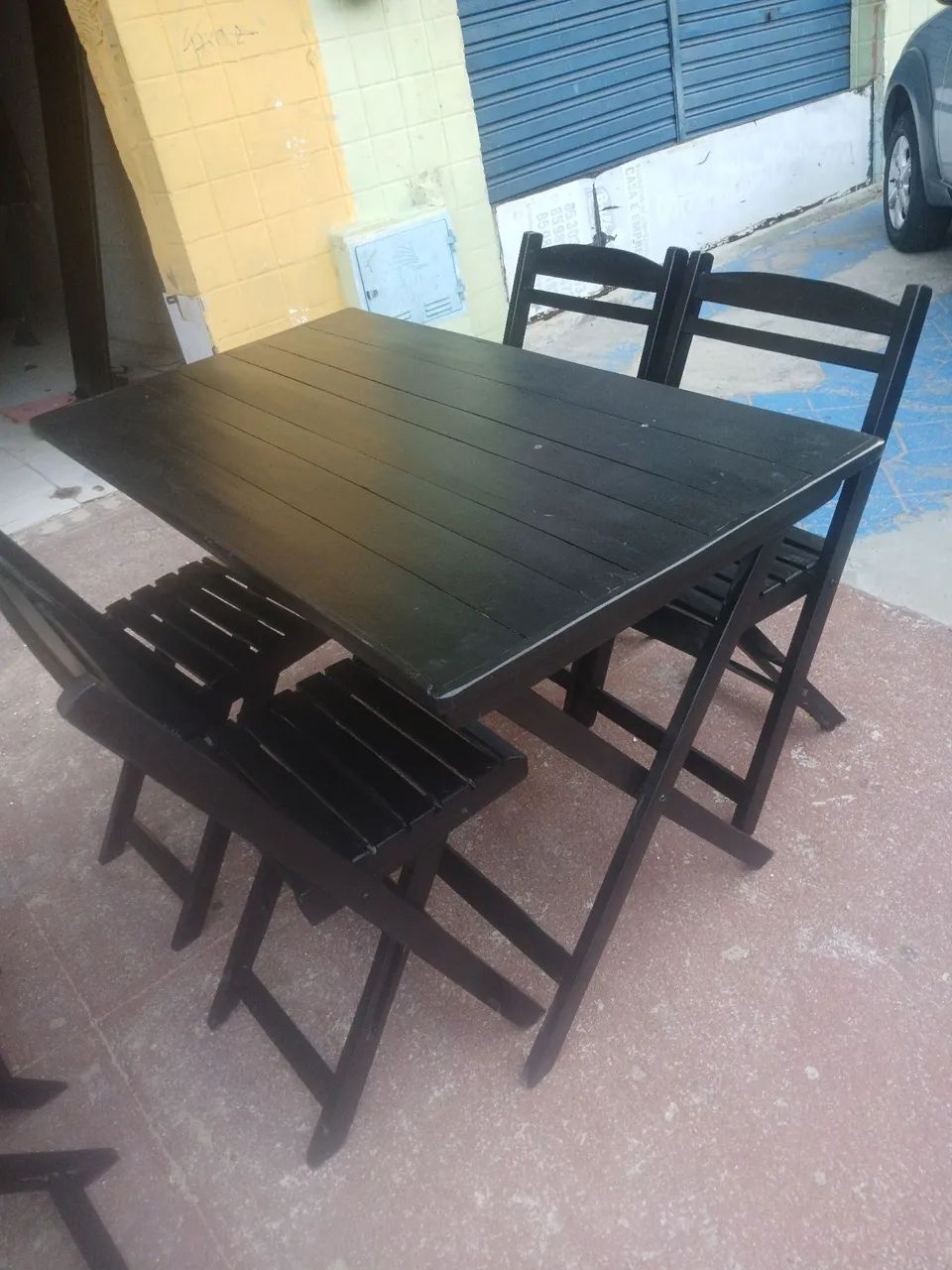 02 conjunto mesa e cadeiras p/restaurante - Foto 4