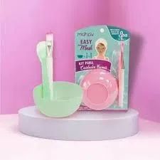 Kit para Cuidados Faciais Pote + Pincel + Espátula - Foto 5