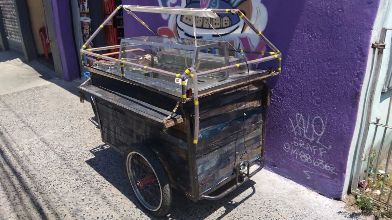 Carrinho rústico para Açaí e Sorvete - Foto 5