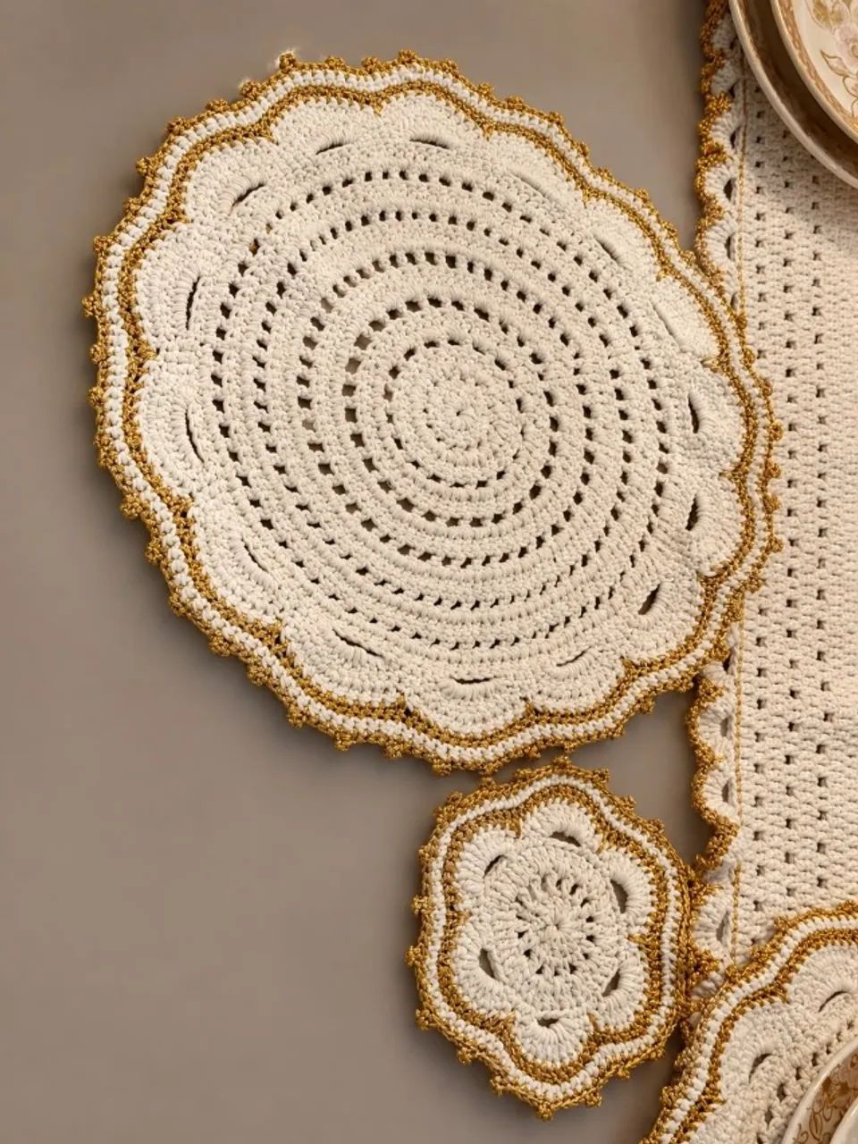 Conjunto de crochê  - Foto 2
