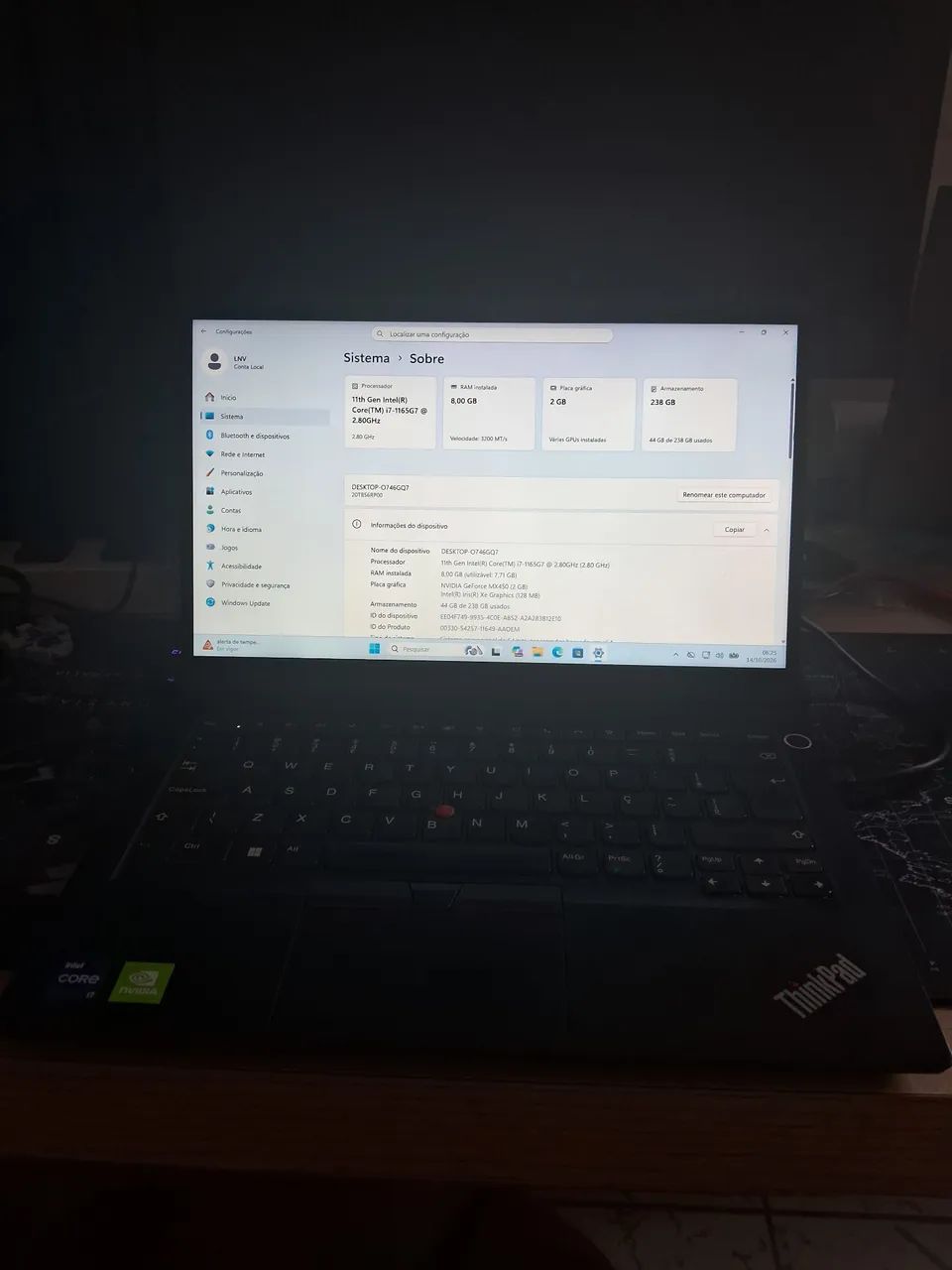 Notebook Lenovo E14 i7 11th - Foto 2
