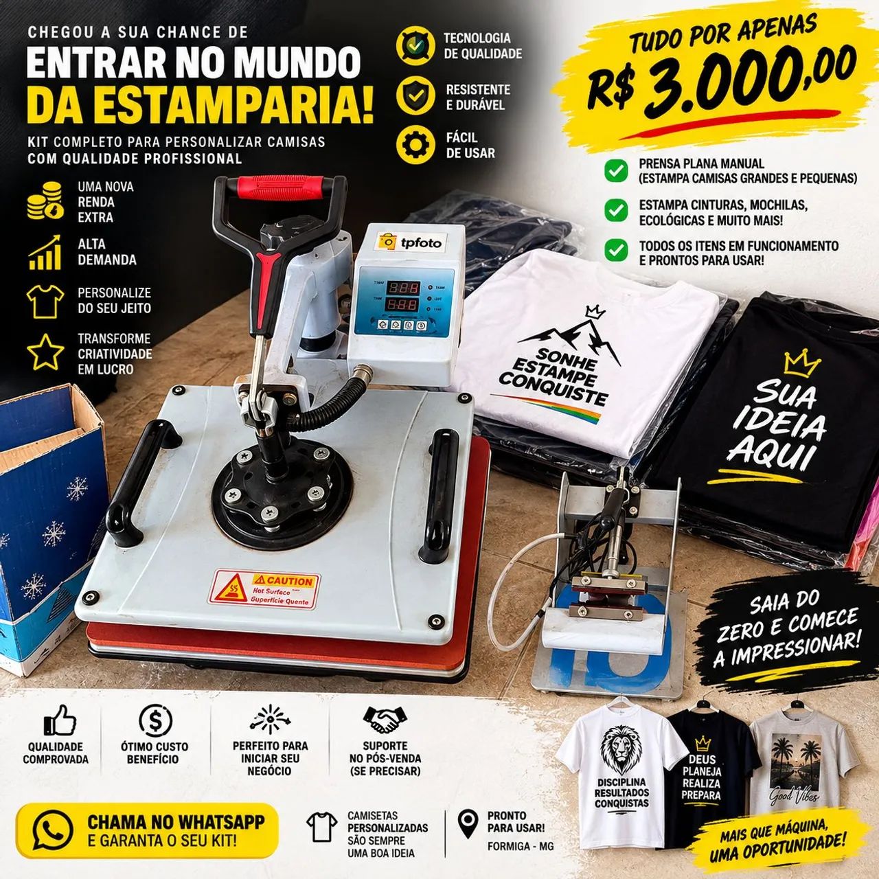 Estampa de roupas + camisas