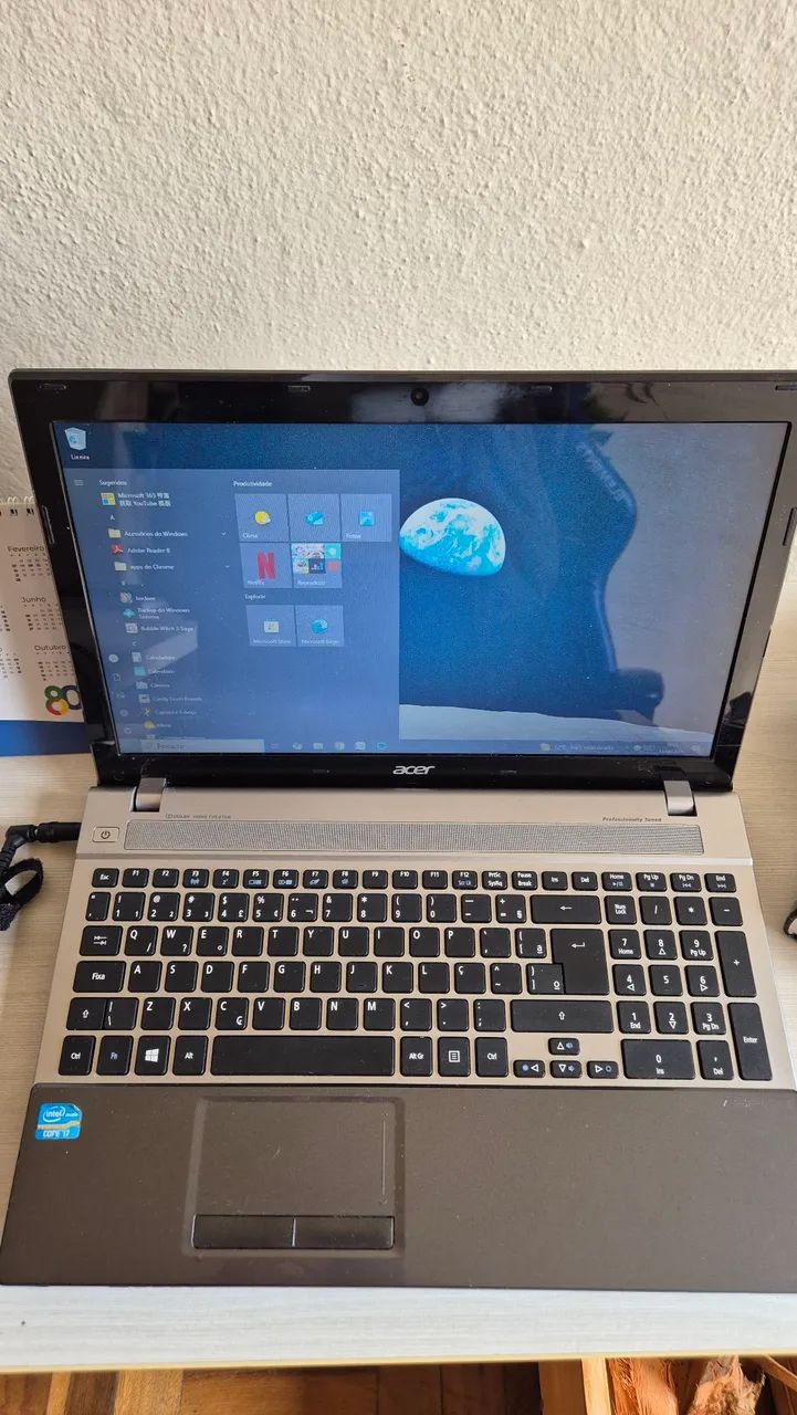 Notebook Acer i7 + 16GB RAM + SSD 