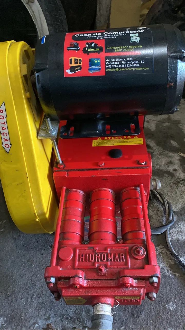 Lavadora alta pressa trifazico