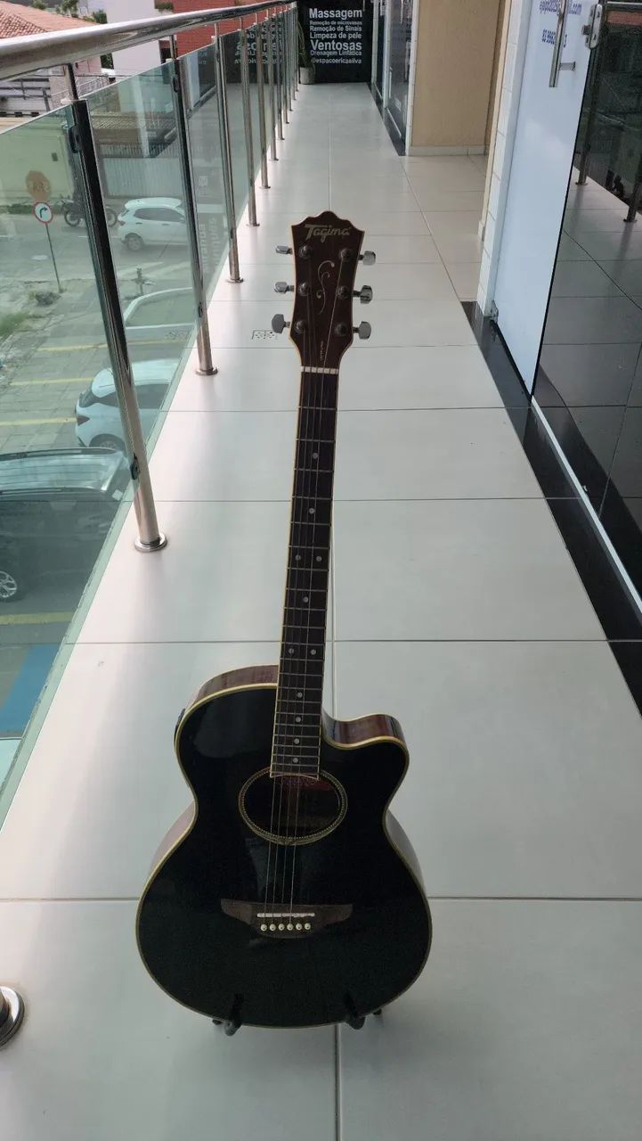 Violão elétrico tagima, ventura, aço