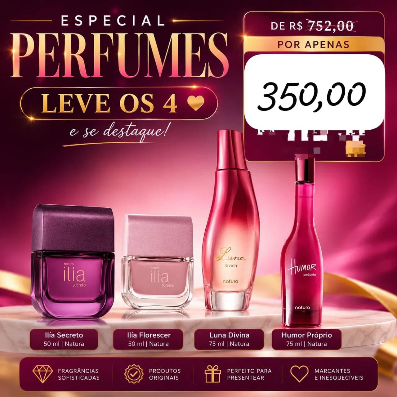 Kit de perfumes 
