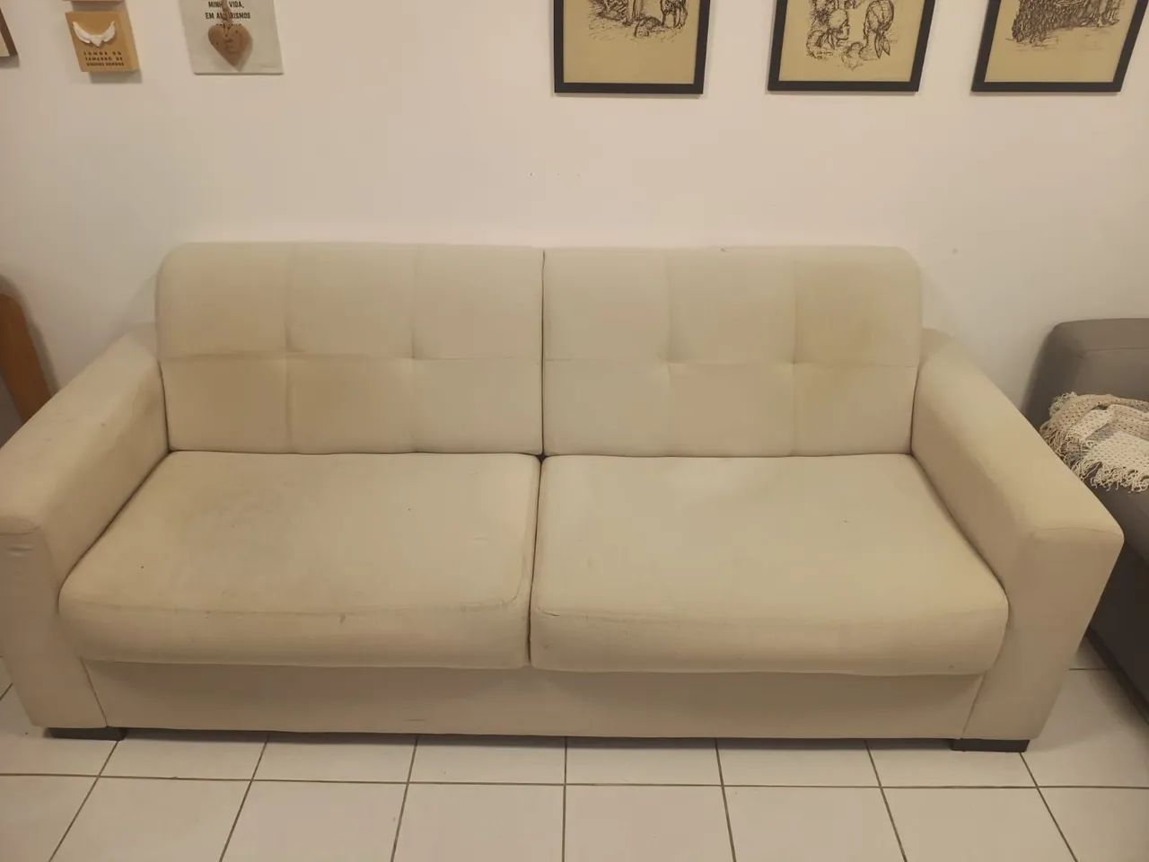 Vendo Sofá 4 lugares seminovo Extra 