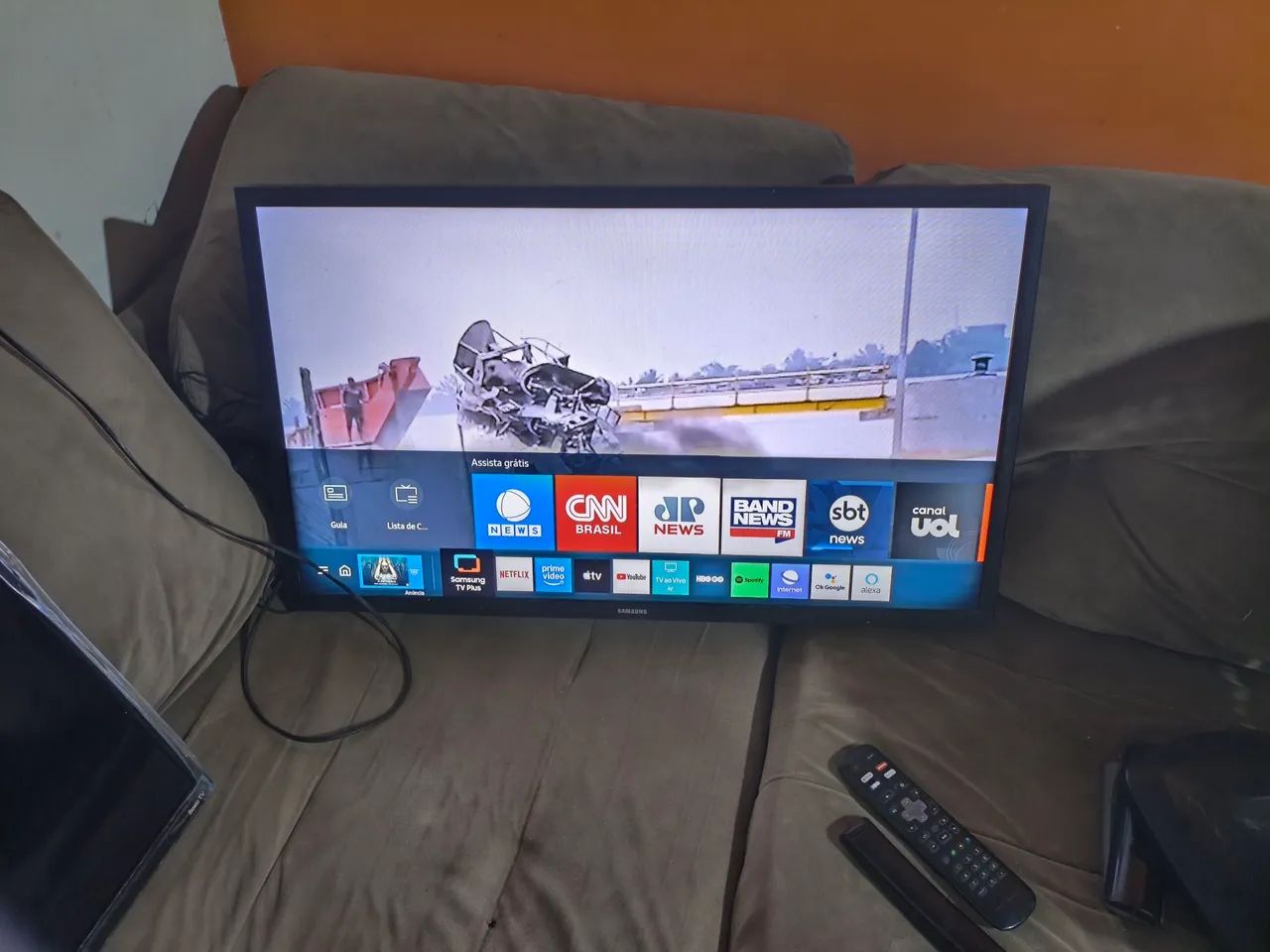 TV Samsung 32 polegadas smart completa de tudo para vender - Foto 5