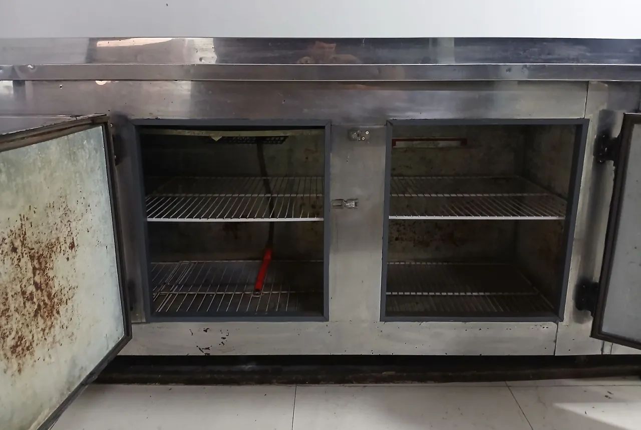 Balcão de Encosto Refrigerado Inox 2,50m - Foto 5