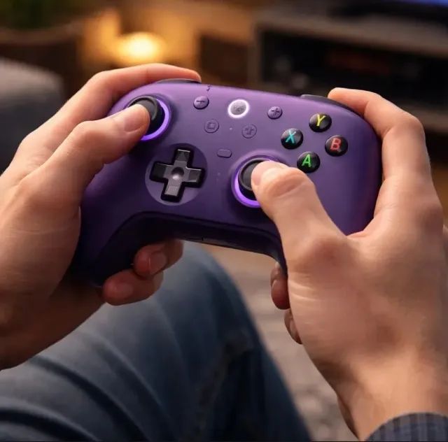 Controle Bluetooth 8BitDo Ultimate 2 com Dock para Nintendo Switch e Windows Bluetooth - Foto 4