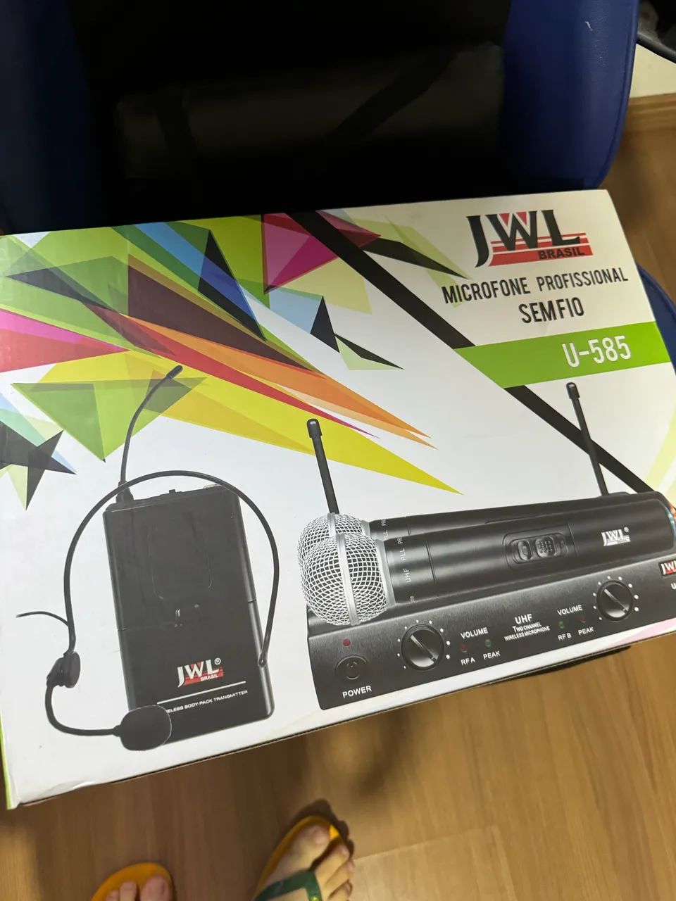 Microfone Sem Fio U-585 (Novo) - Foto 3