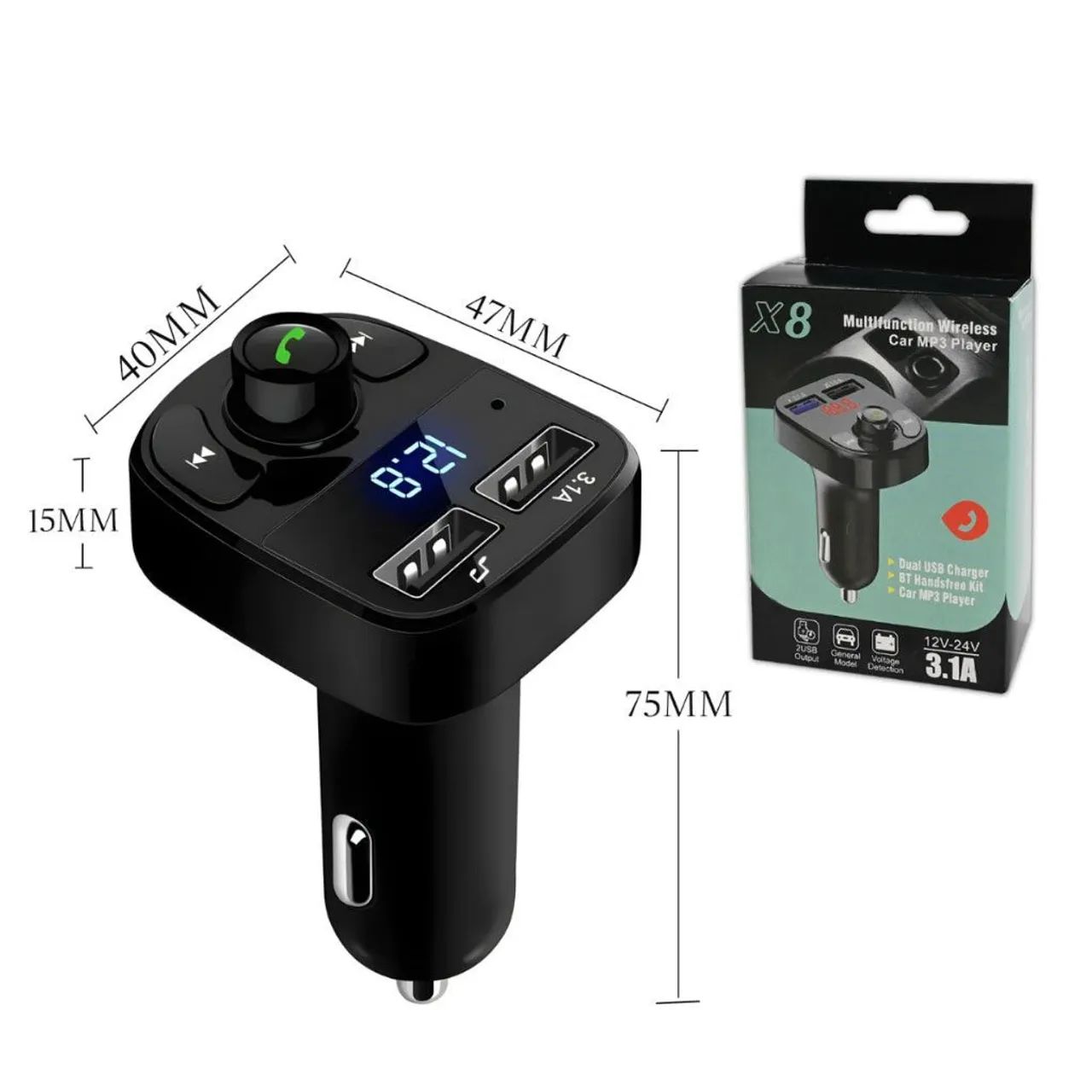 Bluetooth veicular X8 