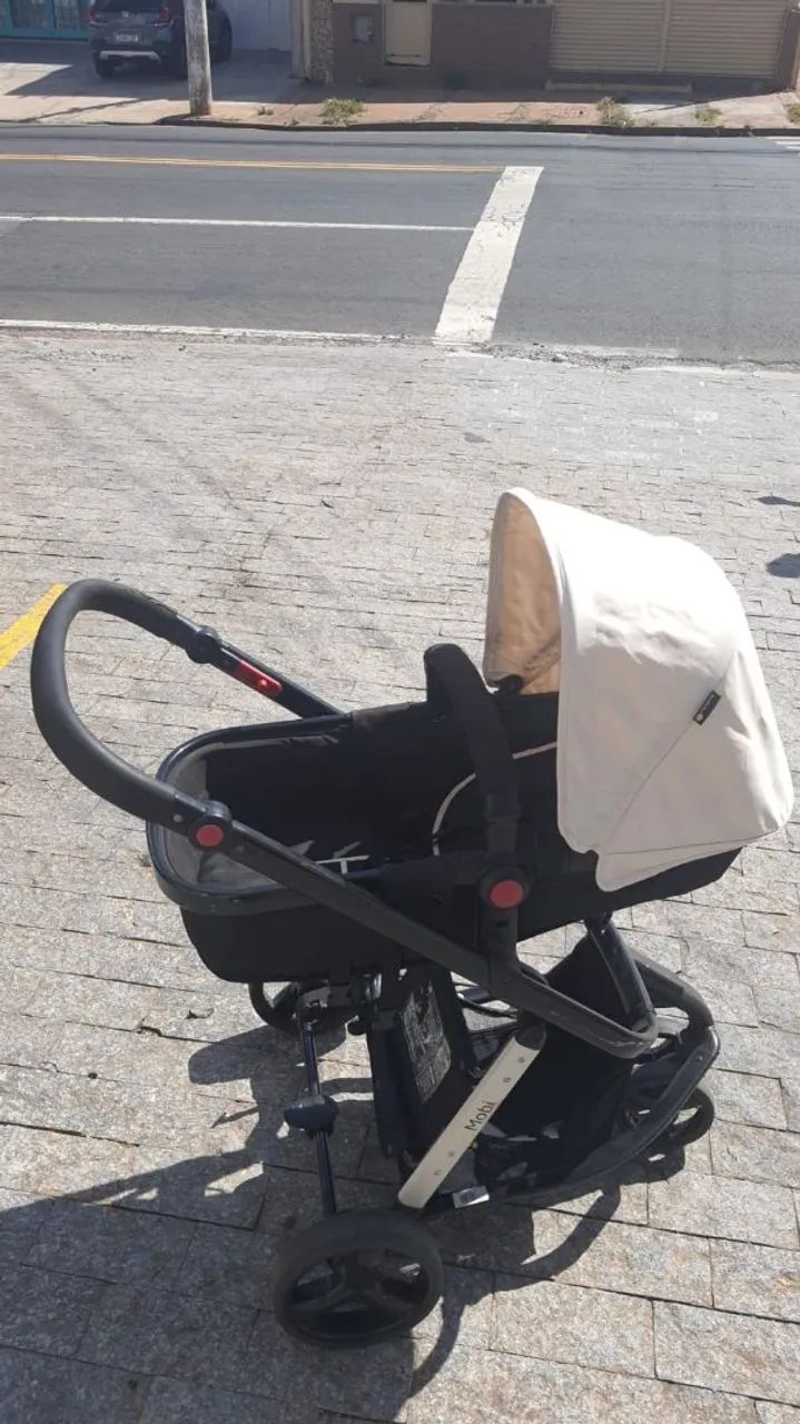 Carrinho de bebe safety first com bebe conforto com base.para carro - Foto 2