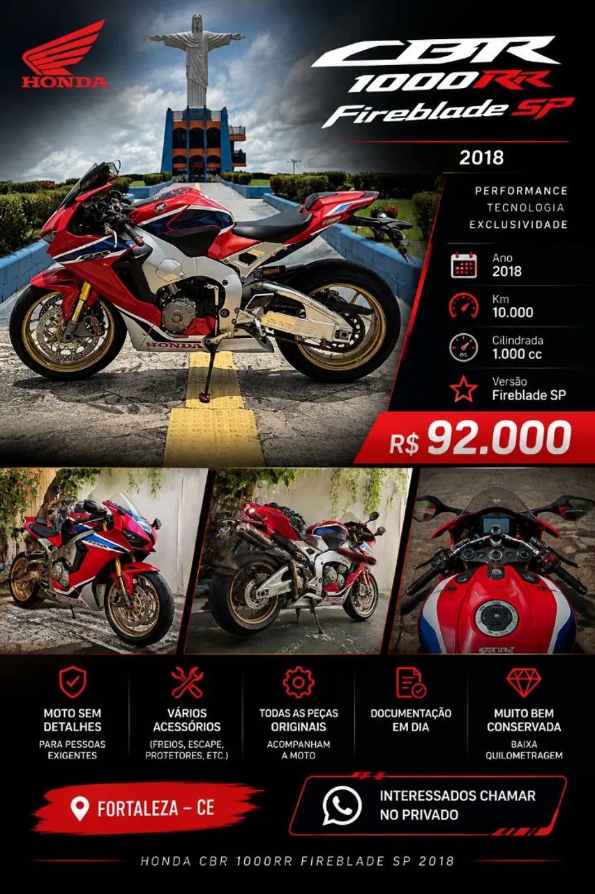 Moto praticamente zero