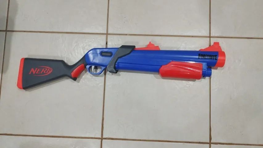 Pump azul NERF FORTNITE