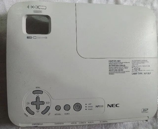 Carcaça do Gabinete Projetor Nec np115 - Usado