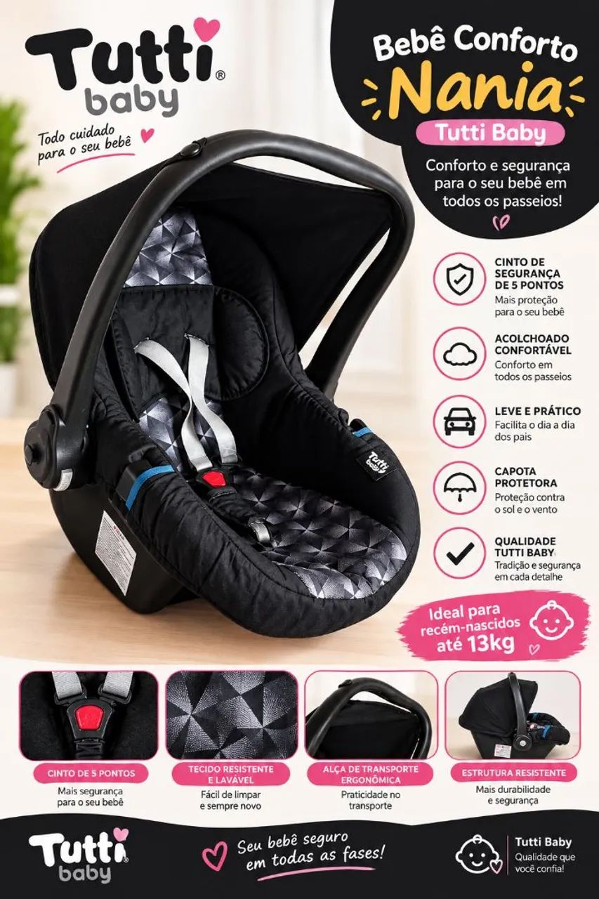 Bebê Conforto Tutti Baby