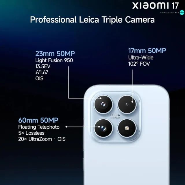 Xiaomi 17 12GB 512GB GLOBAL NOVO - Foto 2