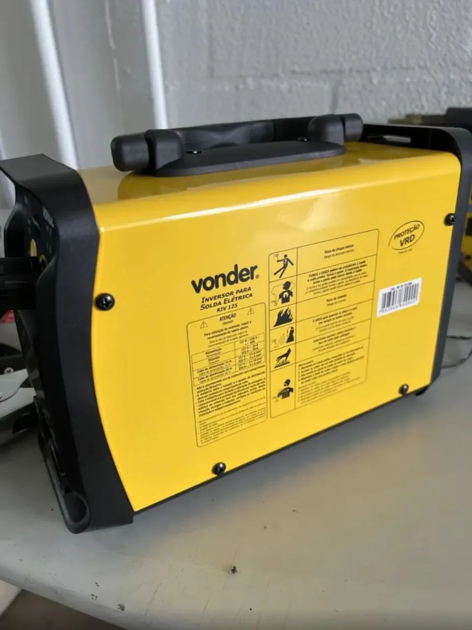 Máquina de Solda Vonder RIV 124 Bivolt Nova Eletrodo e TIG Profissional