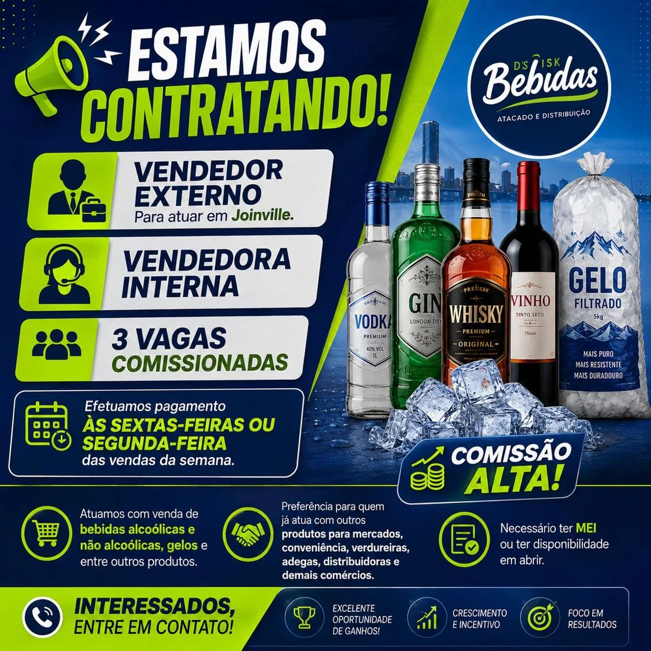 Vendedor externo e vendedora interna 