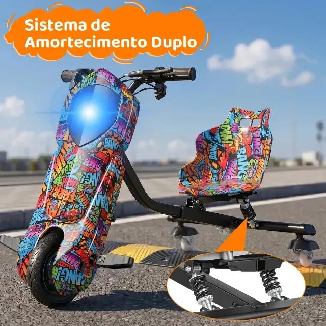 Triciclo Elétrico Drift, 350W - Foto 2