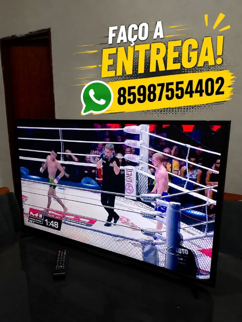TV SMART SAMSUNG 43 POLEGADAS, COM OS PÉS, toda perfeita.
