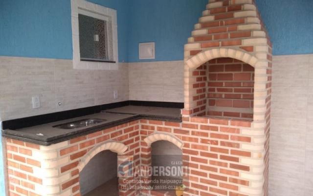 Excelente casa c/ 3 Qts, sendo 1 Suíte, 1 Qt externo, Churrasq. Terreno 480m - Foto 12