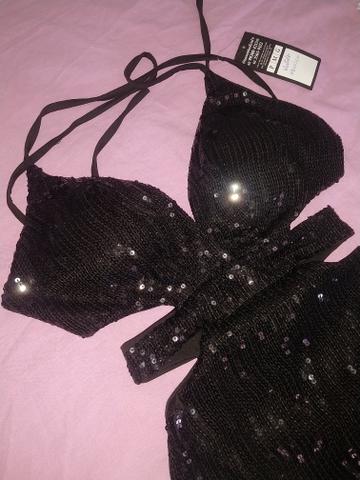 Vestido preto com lantejoulas - Foto 5